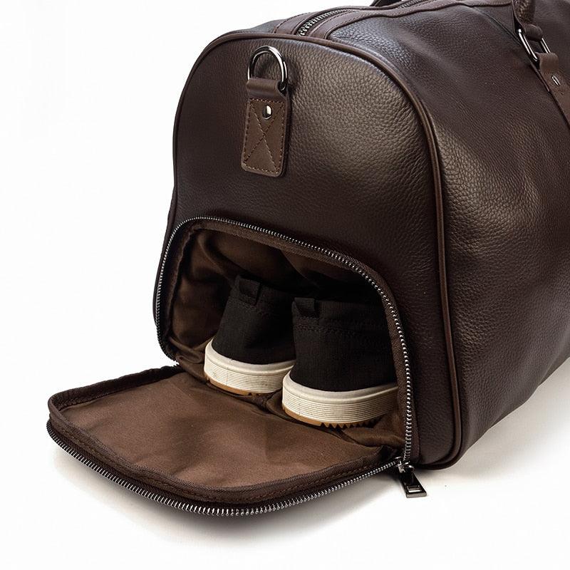 Valise en Cuir Véritable - Armandi