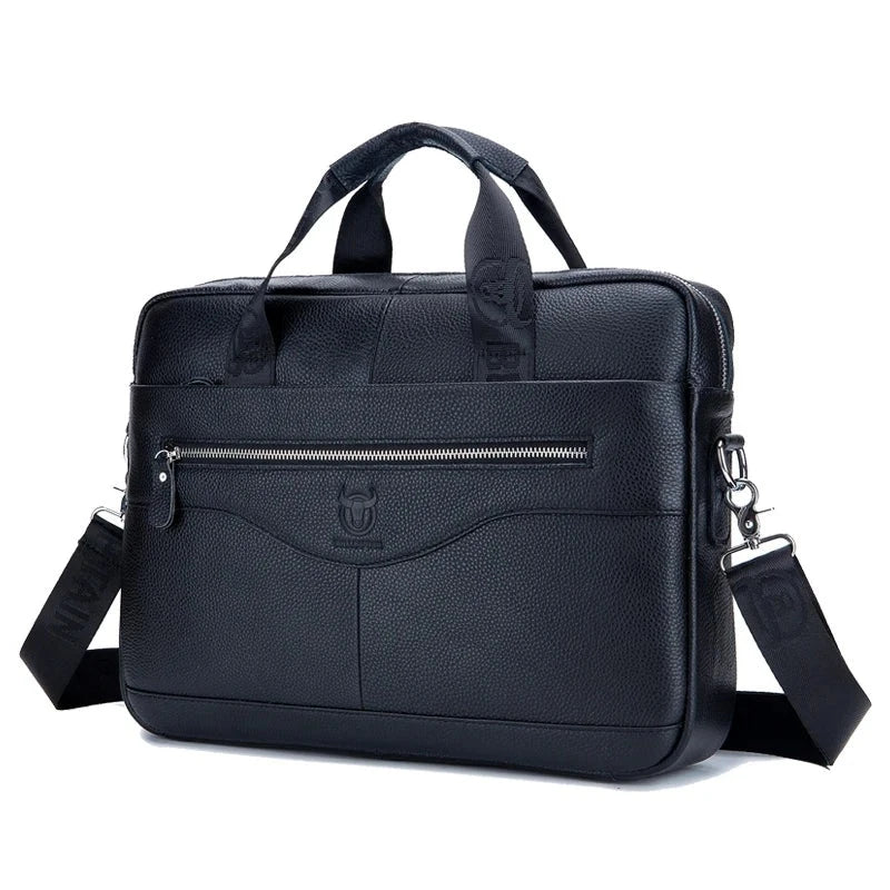 Mallette en Cuir Véritable - BullPremium