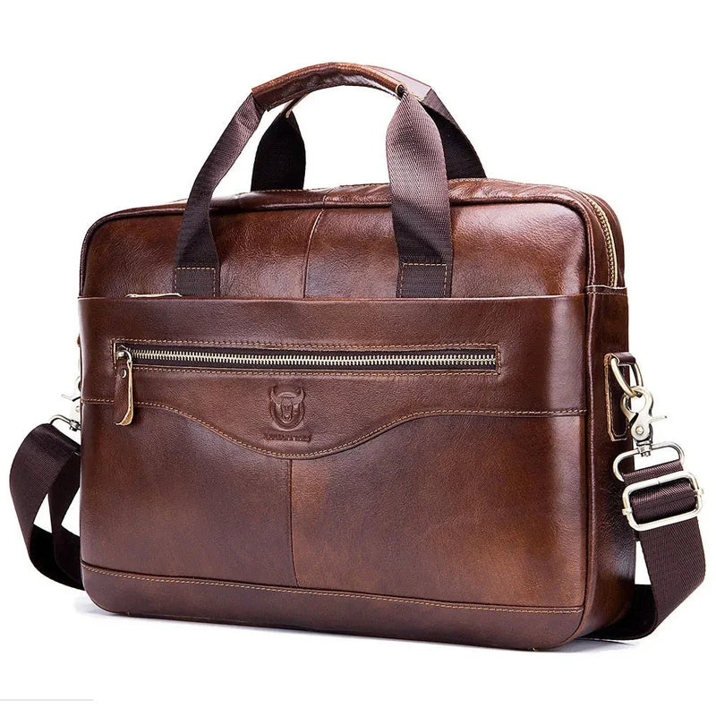 Mallette en Cuir Véritable - BullPremium